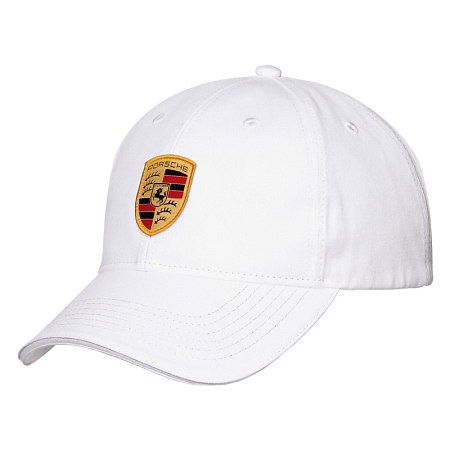 Porsche Original Baseball Cap with Crest White